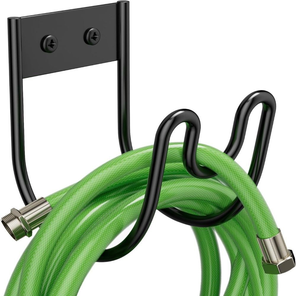 Khung cuộn ống mềm sân vườn phun nhựa thép mạ kẽm treo tường tưới cây Kim loại bằng sắt, Dễ dàng lắp đặt