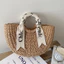 Rơm Handmade Phong Cách Túi Xách Đi Biển Túi Mori Phong Cách Thời Trang Đi Biển Phong Cách Kỳ Nghỉ 2EOB