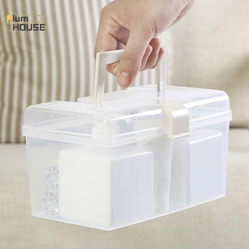 Hộp Bảo Quản Mặt nạ PlumHOUSE Có Tay Cầm Hộ Gia Đình Chống Bụi Kín Hộp Dung Tích Lớn Chống Nước Chống Bụi Đồ lặt vặt Hộp Bảo Quản VN