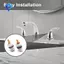 Thay thế vòi dòng 48 / 143 / 149 - 1 Cặp Đĩa gốc gốm 1 / 4 Biến số phần lạnh & nóng:9608020 9608060