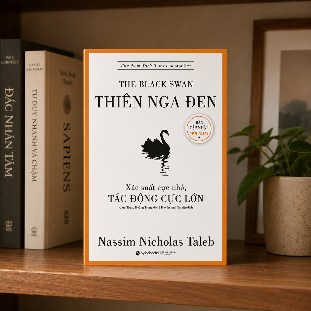 Sách - Thiên Nga Đen - Xác suất cực nhỏ, Tác động cực lớn - Nassim Nicholas Taleb (Alpha Books)