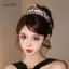 AqToCna Đám Cưới Cô Dâu Mũ Pha Lê Tiara Cho Nữ Vương Miện Sinh Nhật Độc Đáo Cho Bé Gái Công Chúa Thanh Lịch Tóc AqToCna