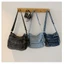 GC2 Túi đeo vai denim mới Túi đi lại dung tích lớn Túi xách nữ thời trang và đa năng CG2