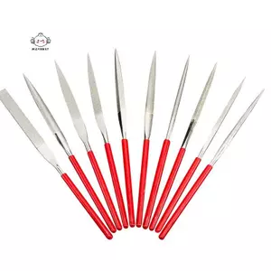 Maybest 10 Cái Kim Cương Bộ Tập Tin 3x140mm Kim Mini Bộ Tập Tin Cho Đá Thủy Tinh Khắc Kim Loại Thủ Công Dụng Cụ Cầm Tay Bộ Kim Tập Tin {VN}