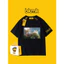 Bkmk High Street Loose Top Áo thun ngắn tay hợp thời trang Quần áo in hình ngộ nghĩnh Mùa hè Thiết kế nam Sense 0519