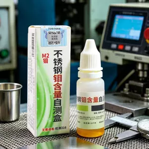 Giải pháp kiểm tra bằng thép không gỉ 12ml Giải pháp phân tích bộ đồ ăn nhanh dạng lỏng nhận dạng di động để kiểm tra vật liệu mueadsyvn