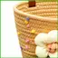 Giỏ Xe Đạp Trẻ Em Tay Dệt Dây Cotton Sang Trọng Trang Trí Hoa Trẻ Em Giỏ Xe Đạp Nhỏ Cho Xe Tay Ga saixit2vn