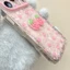 Ốp Điện Thoại Cho iPhone 17PM 16 Pro Max 15 14P Mềm TPU Nữ Tính Ngọt Ngào 3D Dâu Trang Trí Màu Hồng Nơ Hoa Chống Trầy Xước Vỏ Điện Thoại Di Động Vỏ Bảo Vệ Chống Sốc