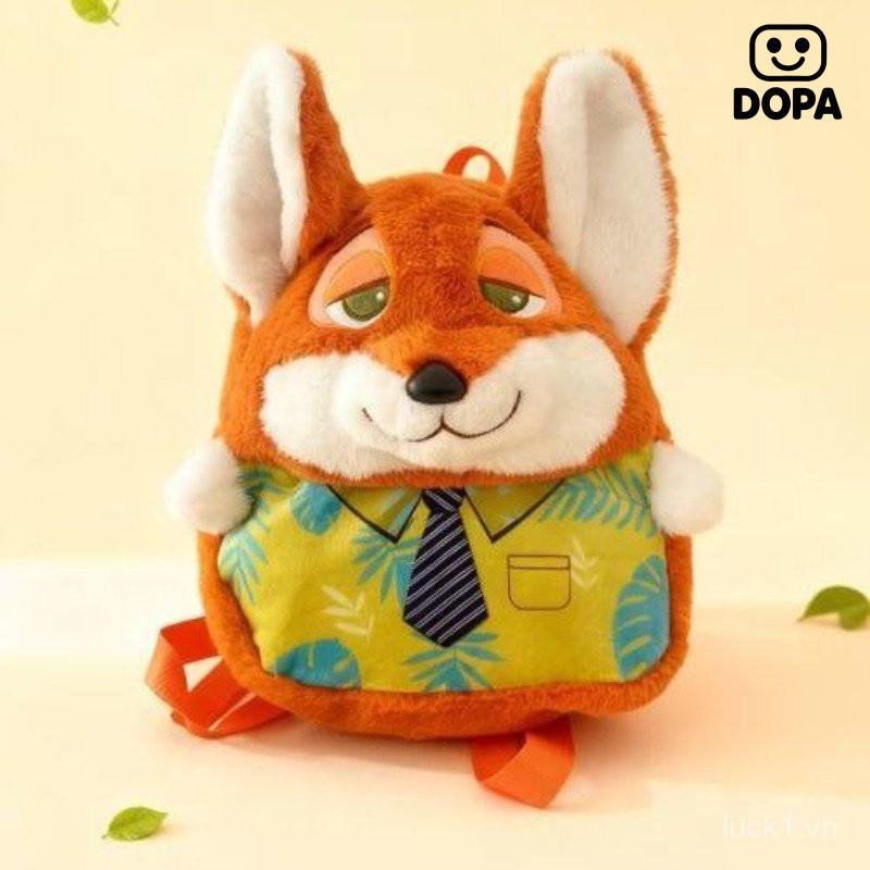 Bán chạy Crazy Animal City Phim hoạt hình Ba lô vui nhộn Giá trị cao Judy Nick Sang trọng Ba lô Anime Hàng hóa Quà tặng