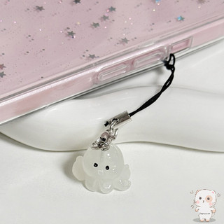 【Chamvn】Túi đựng điện thoại hình bạch tuộc mini xinh xắn phát sáng dạ quang hình sinh vật biển