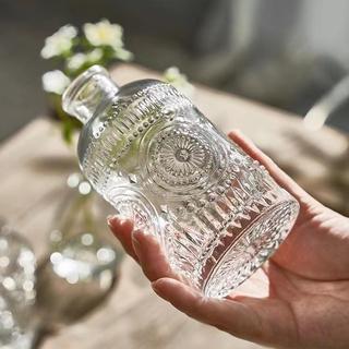 🌟Pháp Retro Nổi Kính Mini Bình Nhỏ ins Phong Cách Trong Suốt Thủy Canh Hoa Sắp Xếp Bình Để Bàn 0GYT