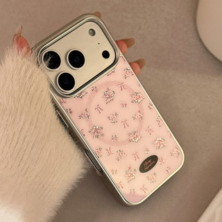 Hàn Quốc Hoa Hồng Từ Tính Có Giá Đỡ Cho Iphone 17 17pro 16 15 14 11 12 13 PRO MAX Vỏ Bảo Vệ MT2728