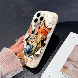 Zootopia 2 Judy Nick Cặp Đôi Vỏ Cho Xiaomi 11 12 lite 14 15 15t ULTRA POCO F4 F6 F7 M3 M6 M7 X3 X4 GT NFC X5 X6 X7 PRO Redmi 10 13 14 15 9 A3 A5 NOTE 10 8 9S PRO PLUS NYK
