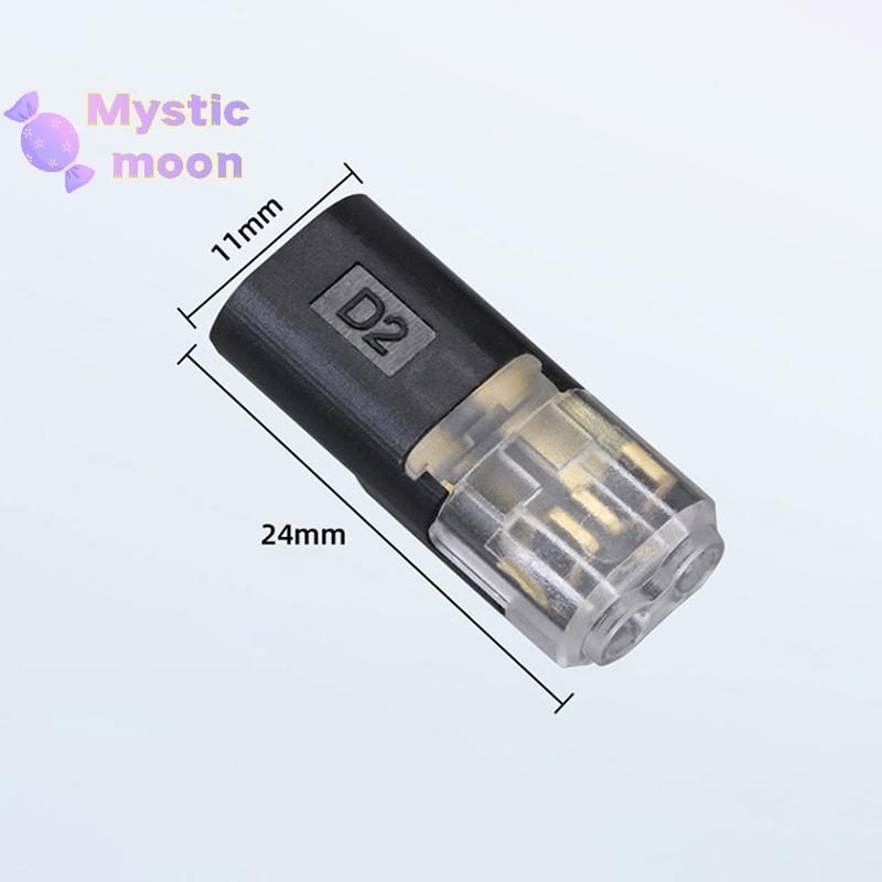 [Mystic] 2 Pin Way Plug Dây ô tô Thiết bị đầu cuối uốn cáp điện - Đầu nối dây nhanh chống nước ô tô [Mới]