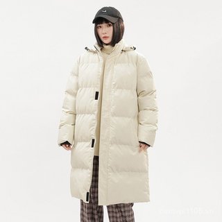 Thể Thao Ngoài Trời Dày Giữa Chiều Dài Áo Khoác Cotton Có Mũ Trùm Đầu Kích Thước Lớn Ấm Bánh Mì Áo Khoác Coup