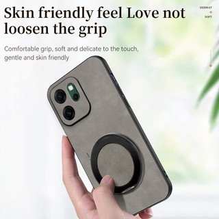 Ốp lưng Oppo Reno13 F reno13f reno 13f CPH2699 CPH2701 Vỏ kim loại xoay giá đỡ từ tính bảo vệ ống kính, vỏ chống sốc