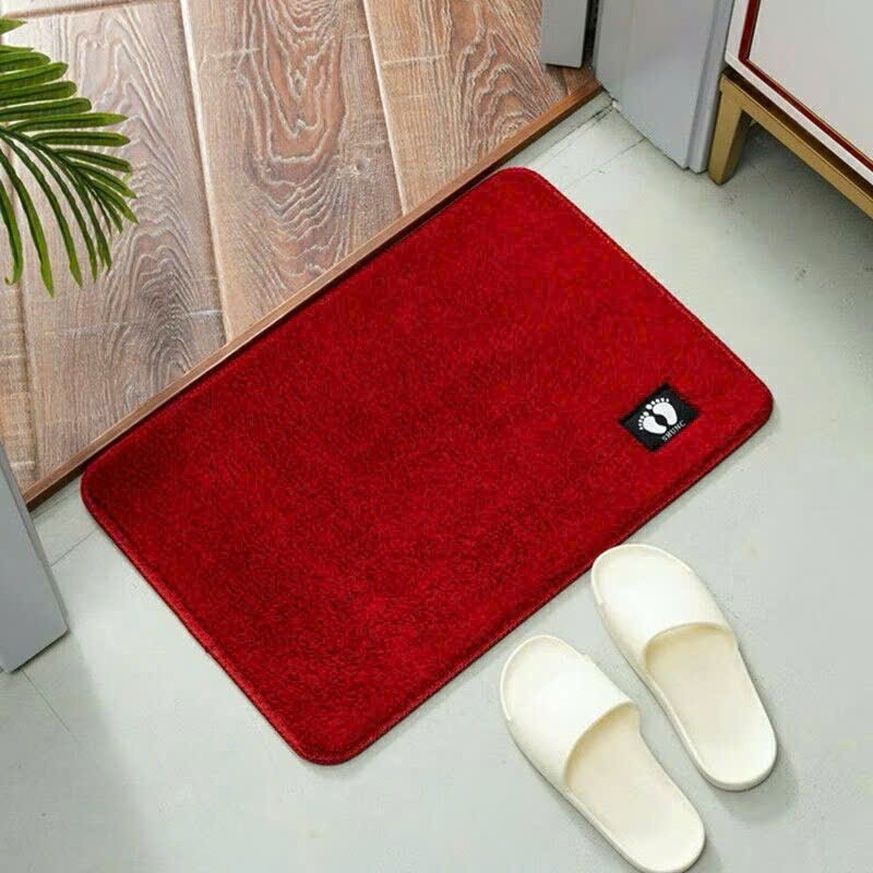 Combo 5 Thảm Lau Chân Lông Cừu 40x60cm Thấm Nước Mềm Mại Chống Trơn Trượt