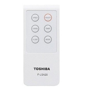 Điều khiển| Remote quạt đứng, quạt treo tường Toshiba F-LSA, F-LSD và F-WSA | Chính Hãng