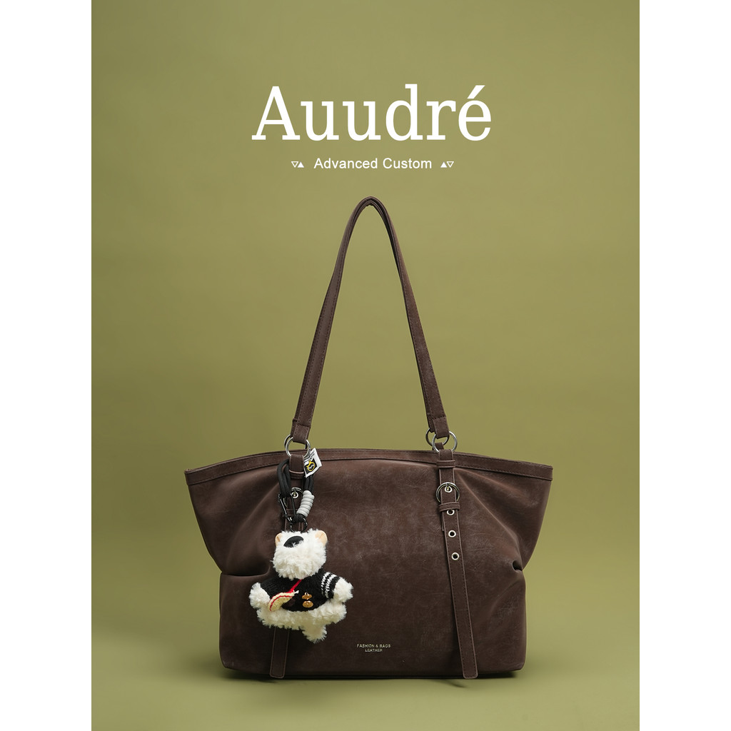 Auudre Casual Retro Túi Dung Tích Lớn Nữ Đi Làm Túi Tote Đeo Vai | BigBuy360 - bigbuy360.vn