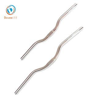Tay lái xe đạp đua Dovewill, hợp kim nhôm màu bạc, chắc chắn và nhẹ.