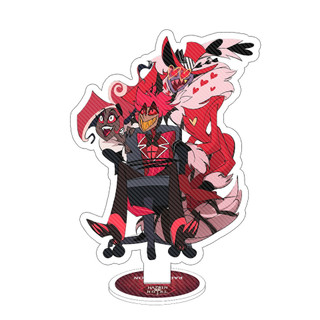 For Hazbin Hotel Velvet Alastor Vox Valentino Lucifer Adam The Exorcist 15CM Acrylic Stand Sending Friends Gift Des
