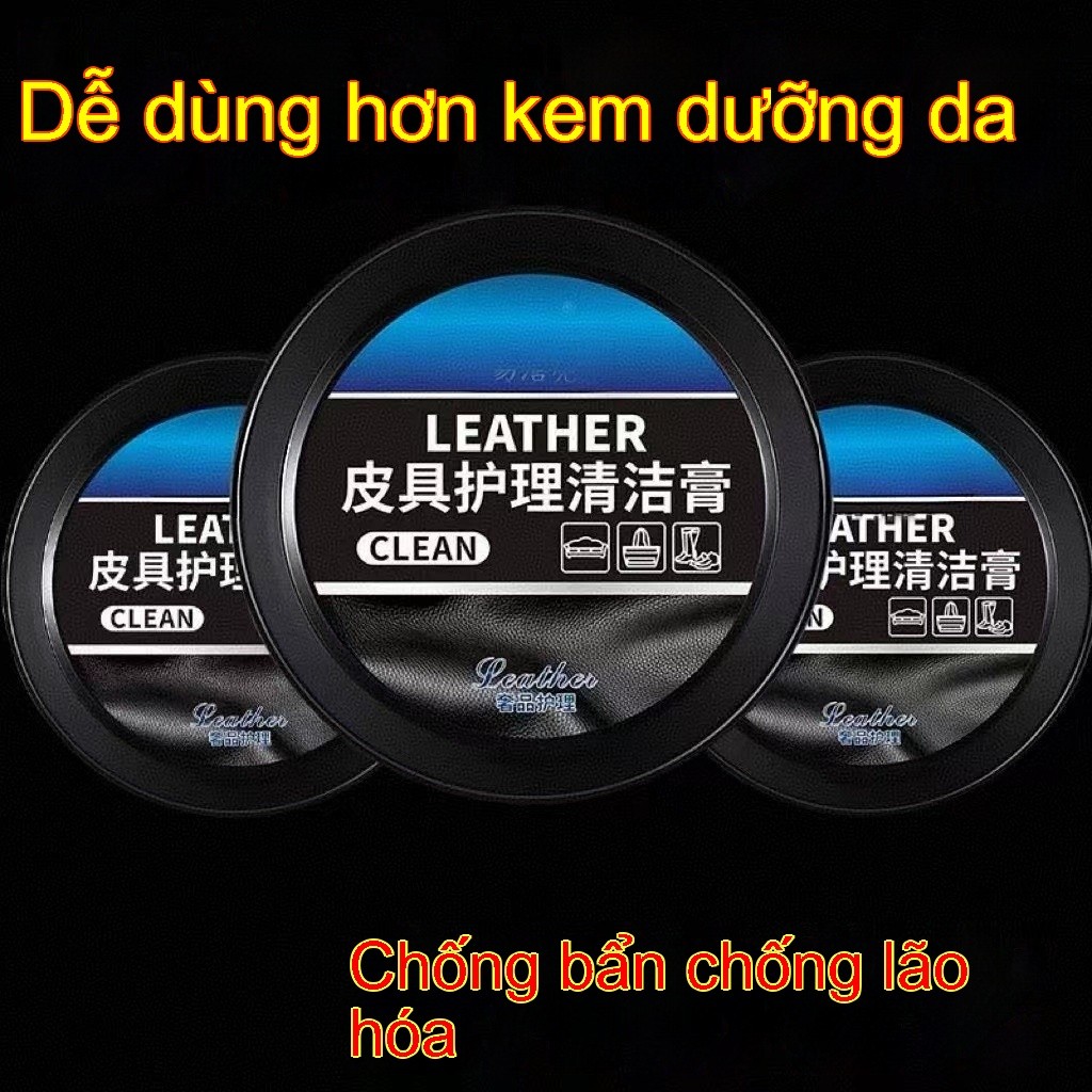 Kem bảo dưỡng da nội thất - Bảo vệ, 160g, Làm Sạch, Dưỡng Bóng, Sáp Dưỡng Và Vệ Sinh