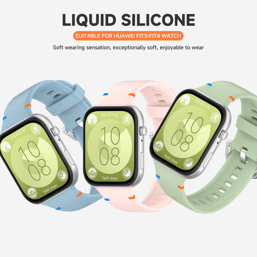 Vỏ màn hình + dây đeo silicon cho Huawei Fit 5 / 5 Pro cứng PC bảo vệ dây đeo đồng hồ thể thao mềm