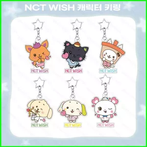 HT3 NCT WISH Acrylic Móc khóa 1st CONCERT TOUR 'VÀO WISH: Mặt dây chuyền WISH của chúng tôi Phụ kiện ngôi sao dễ thương TH3