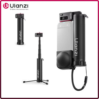 Ulanzı MT98 DJI Chân máy di động có thể gập lại cho máy ảnh hành động Insta 360 180° Có thể điều chỉnh với Vlog vít 1 / 4 "Live