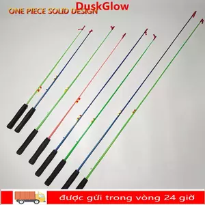 Bộ cần câu DUSKGLOW, Cần câu Spincast Cần câu Bộ dụng cụ đầy đủ, Cần câu du lịch Cần câu cá Sợi Carbon 0,7 / 1.0 / 1.5 / 1.8 / 2.1m Combo câu cá