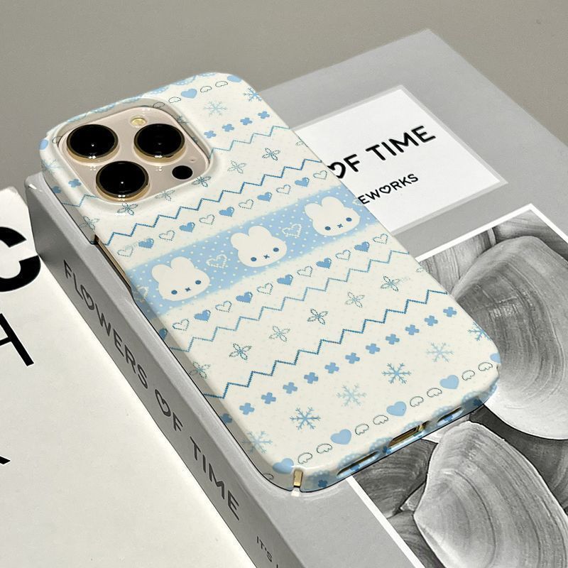 Ốp Điện Thoại Fil Island Miffy Rabbit QYJS Thích Hợp Cho IPhone 16 15 14 13 ProMax 12 PRO 17 AIR 11 7 8 PLUS XR XSMAX Ốp Lưng Cứng Niche Film Premium