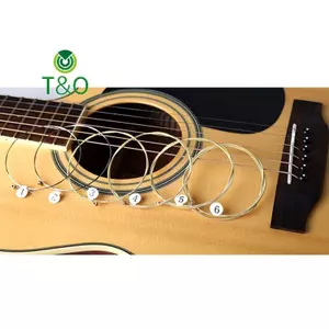 1 Bộ 6 Dây Đàn Guitar Thép Mạ Niel Cho Đàn Guitar Acoustic [Mới]
