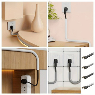 Nẹp đi dây điện nổi dán tường bảo vệ dây điện, khay ống đi dây sàn gọn gàng chống đứt gãy chống cháy  AIMVUKES