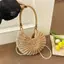PNPIA- Handmade Vỏ Conch Đan Túi Đeo Vai Cho Nữ Ngọc Trai Thanh Lịch Dây Đeo Túi Quà Tặng Cho Bạn Gái