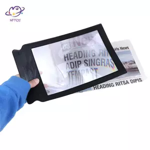 HFTOY Đồ dùng văn phòng tại nhà A4 Kính lúp tấm lớn Kính hỗ trợ đọc sách Ống kính đọc sách ~