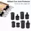ROLY 1 Bộ Vỏ Bảo Vệ Bánh Xe Giữa, Bộ Bảo Vệ Khớp Bi-a Đặc Biệt Màu Đen, Mũ Khớp Nhựa Bền Cho Uni Lộc Sóng