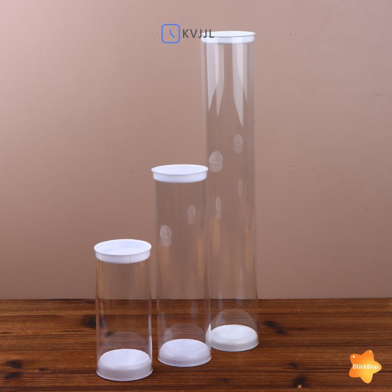 [KvJJL-t] Dụng cụ tổ chức cầu lông bằng Acrylic trong suốt Ống lưu trữ nhẹ di động cho gia đình và phòng tập thể dục Sử dụng mới