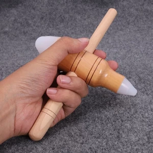 Hộ Gia Đình Gỗ Chính Hãng Chữ Thập Châm Dính Massage Chân Kinh Tuyến Massage Bút Trị Liệu Chân Dính Gỗ Nguyên Thân Châm Cứu AO9D