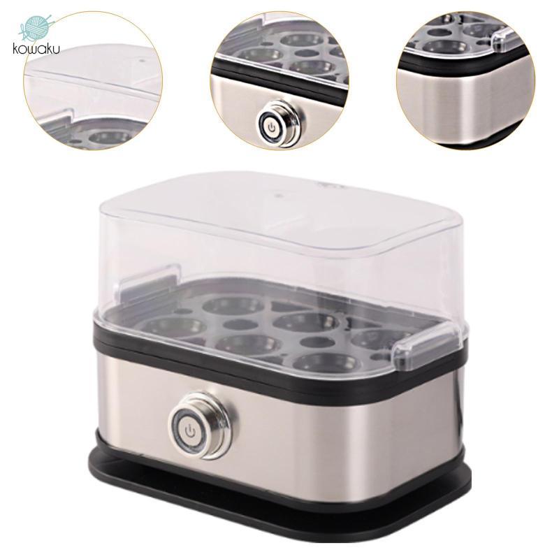 Nồi trứng đa chức năng Máy hấp trứng điện bằng thép không gỉ Máy luộc trứng có nắp cho bữa sáng nhà bếp