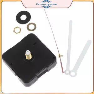 POWER DIY Silent Classic sliver Quartz Watch Wall Clo Movement Mechanism Parts.