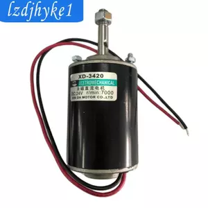 24V 30W 7000RPM Động cơ DC nam châm vĩnh viễn có thể đảo ngược tốc độ cao CW / CCW