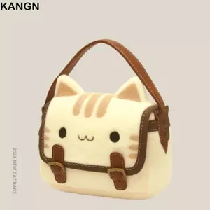 Túi đựng mèo lông KANGN, Túi xách mèo con sang trọng sang trọng dễ thương, Túi ly hợp thời trang cấp độ cao 2024 dành cho nữ