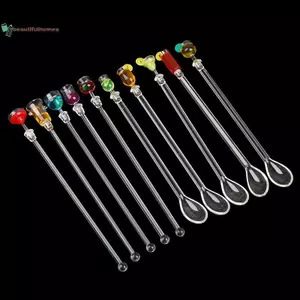 BeautifulHomeA Cotail Khuấy Uống Trộn Sti Bộ Acrylic Cotail Trộn Máy Xay Sinh Tố Thanh Tiếp Liệu Swizzle Khuấy VN