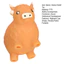 < Pluscloth > Đồ chơi bóp bò cao nguyên để giảm căng thẳng – Đồ chơi kẹp co giãn mềm để thư giãn lo âu tại văn phòng tại nhà – Đồ chơi Fidget bò cao nguyên dễ thương Đồ chơi bóp hình con bò