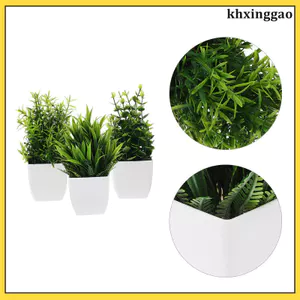 Cây nhỏ trang trí giả cho phòng ngủ Cây xanh nhân tạo Chậu nhỏ giả khxinggao