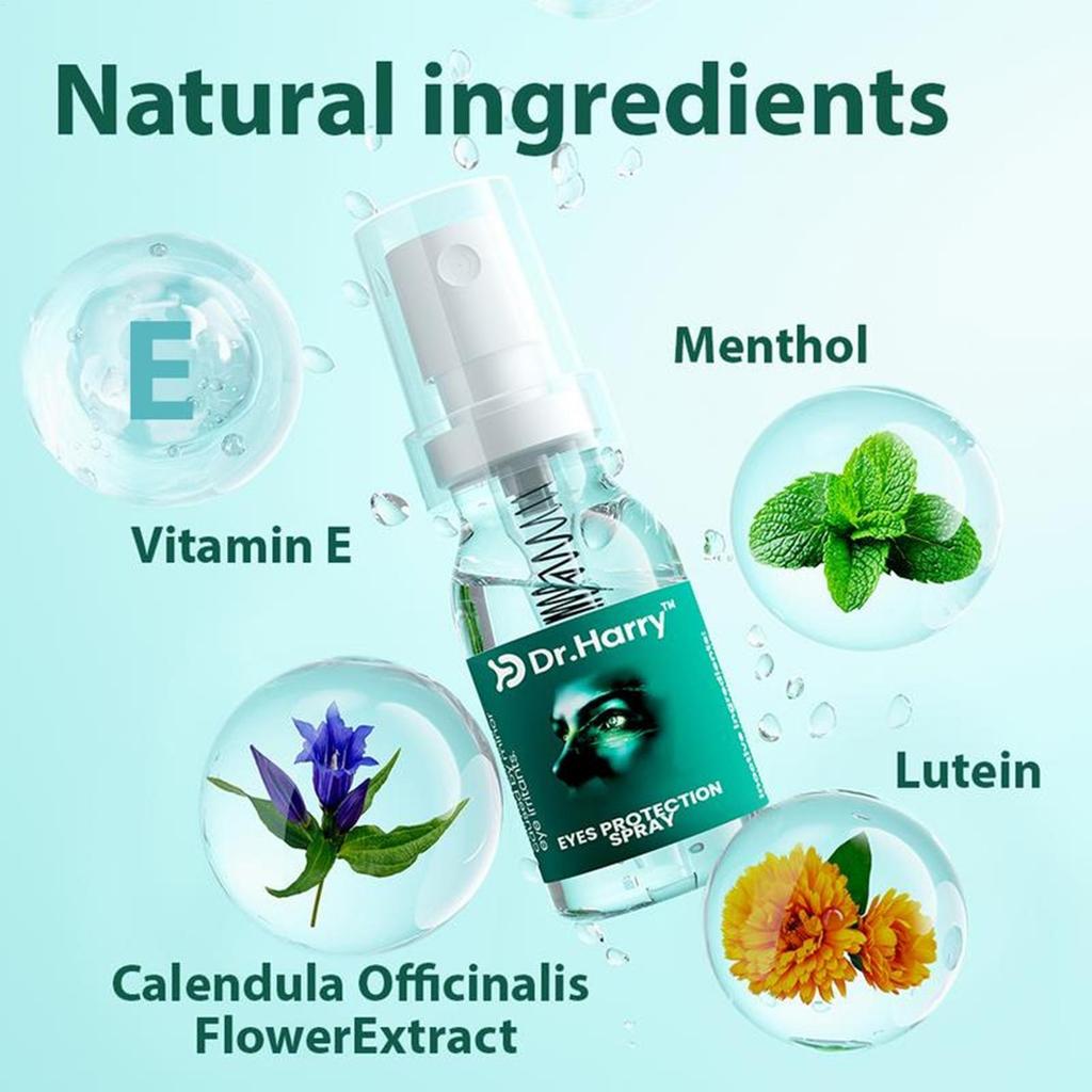 Xịt dưỡng ẩm mắt 10ml Xịt mắt tiếp xúc tác động nhanh Thân thiện với ống kính nhẹ nhàng dành cho nam nữ Nghiên cứu công việc Giảm ewoekvn