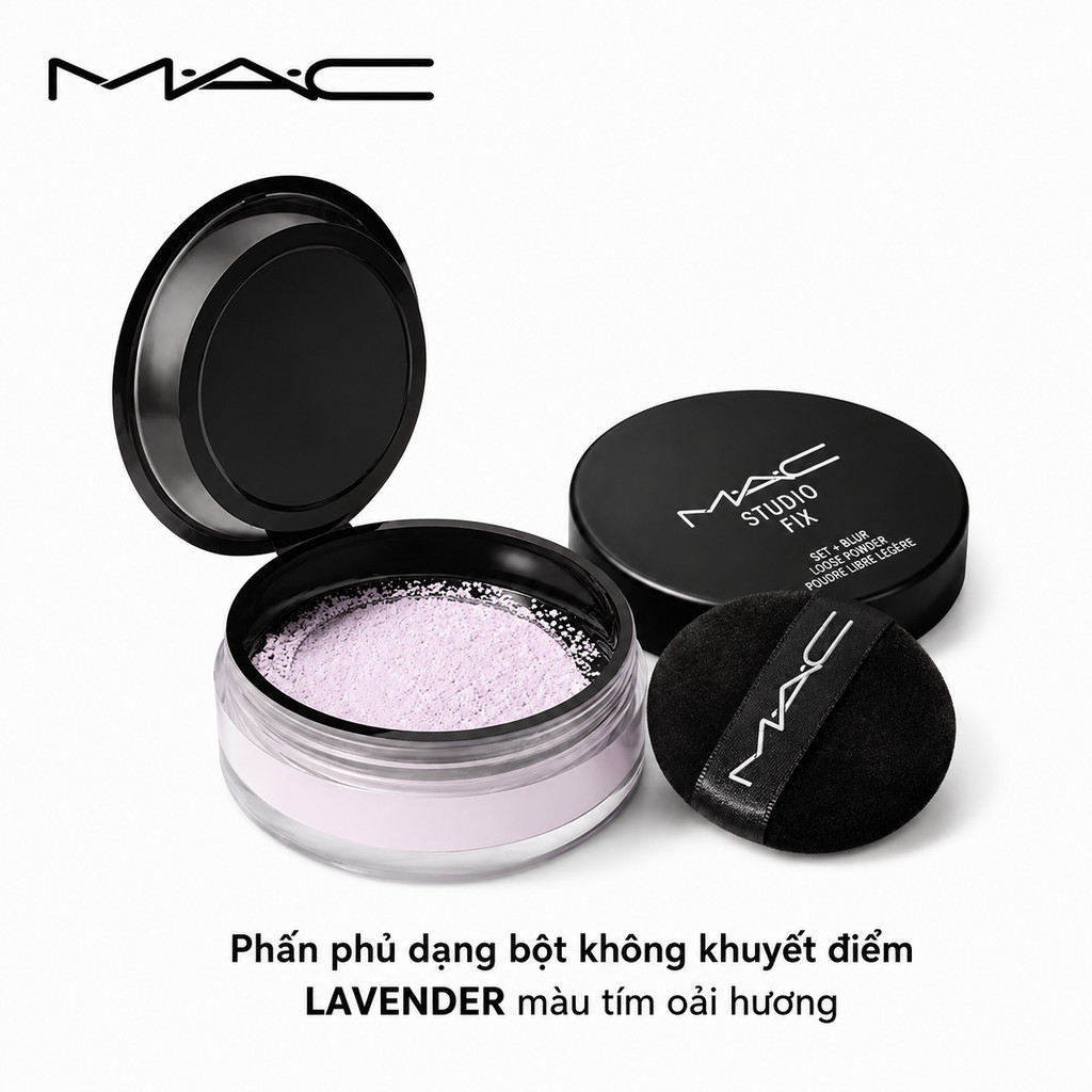 Phấn Phủ MAC 𝐒𝐭𝐮𝐝𝐢𝐨 𝐅𝐢𝐱 𝐏𝐫𝐨 𝐒𝐞𝐭 & 𝐁𝐥𝐮𝐫 𝐖𝐞𝐢𝐠𝐡𝐭𝐥𝐞𝐬𝐬 𝐋𝐨𝐨𝐬𝐞 𝐏𝐨𝐰𝐝𝐞𝐫 Fullsize | Hạt Phấn Mịn, Dễ Makeup