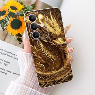 Dành Cho Realme C85 Pro 2025 Mới Cool Tiger Dragon Họa Tiết Vỏ Điện Thoại RealmeC85 C 85 Pro 5G Silicon Mềm TPU