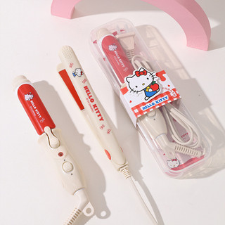 Hello Kitty Mini Thẳng Uốn Sắt Ký Túc Xá Công Suất Thấp Nổ Nẹp Uốn Thẳng Thiết Bị Tạo Kiểu Nhanh Sử Dụng Kép XMJT