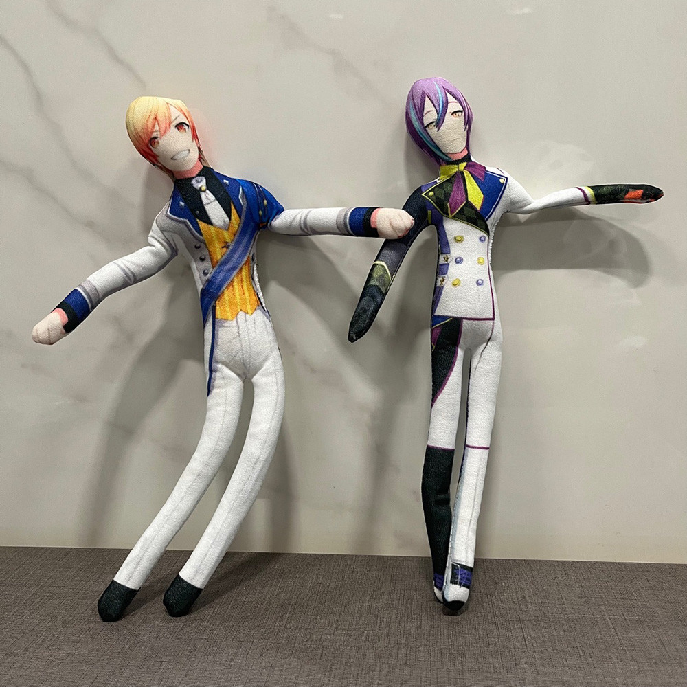 Anime Project Sekai Kasane Teto Kaito AKIYAMA MIZUKI Sang Trọng Cotton Búp Bê Nhồi Bông Linh Vật Mô Hình Trừu Tượng Slender Hình Xoắn Quạt Quà Tặng Trẻ Em